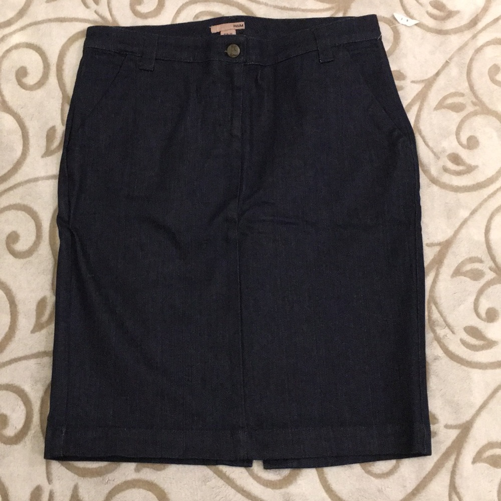 H&M Denim Pencil Skirt
